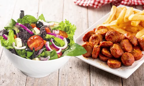 Beispielbild:Currywurst und Salatbar Event Krewerlshof Eifel Beispielbild