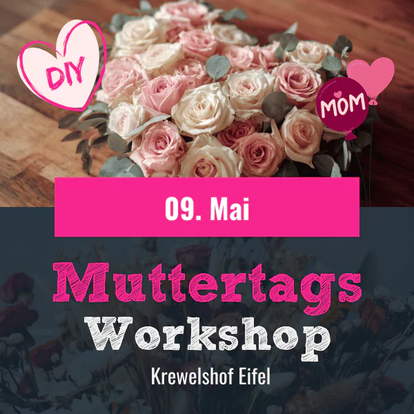 Floristik Workshop 09.05. After Muttertags Herzgesteck