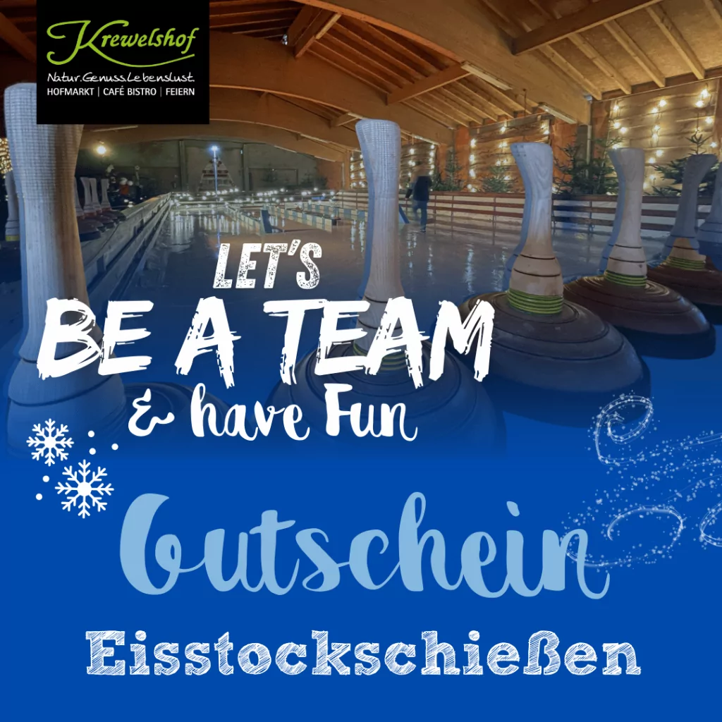 Gutschein Eisstockschießen auf dem Krewelshof
