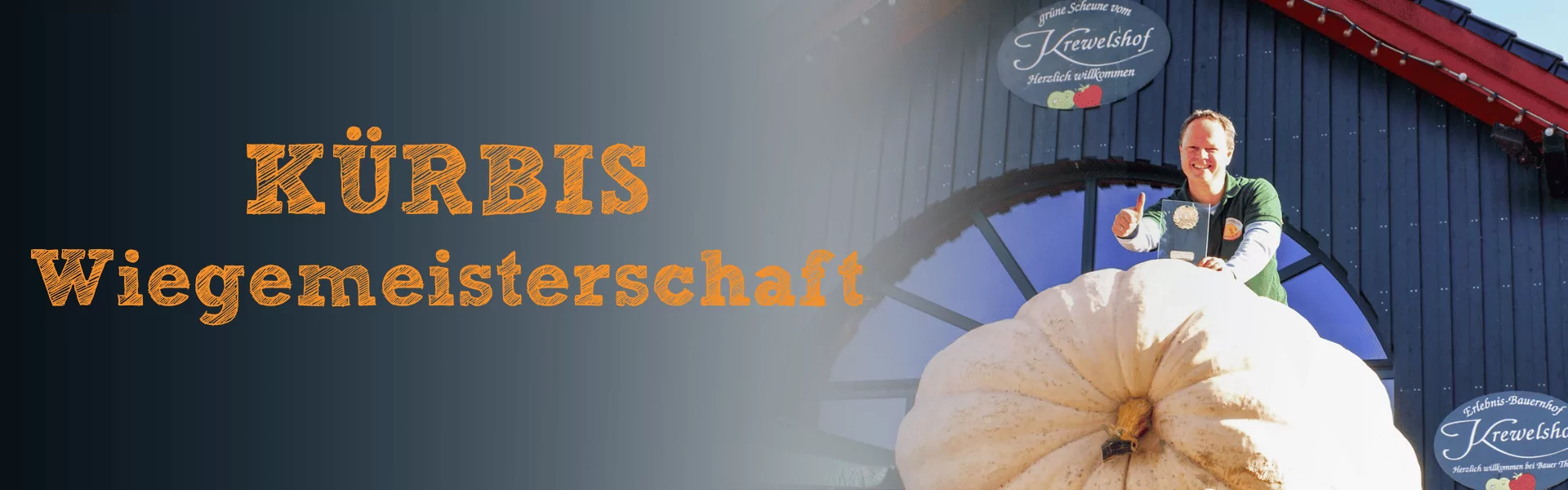 Kürbis Wiegemeisterschaft Krewelshof Lohmar