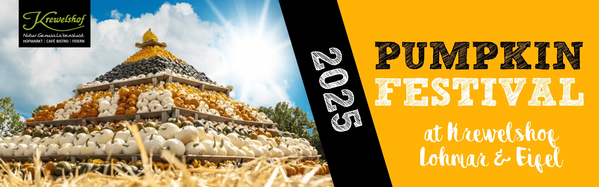 Pumpkin fair at Krewelshof Lohmar and Eifel NRW