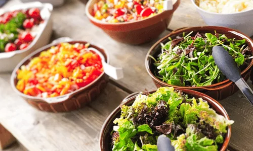 Quiz-Abend Krewelshof Eifel Salatbuffet Buffet Abendveranstlatung