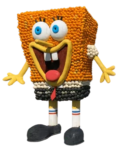 Spongebob aus Kürbissen Krewelshof Kürbisschau Eifel